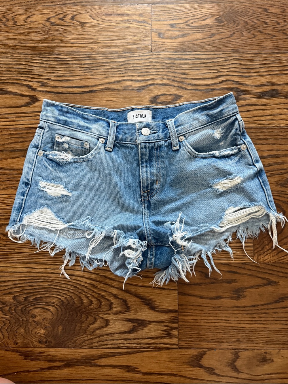 PISTOLA denim shorts